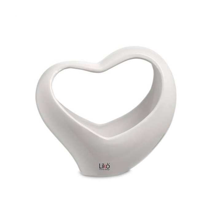 CUPIDO VASE 2711H 23 - WHITE SHINE